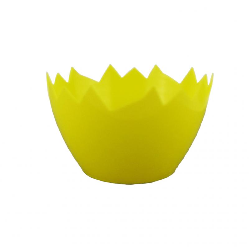 Osłonka plastikowa skorupka 15cm żółta